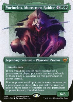 Vorinclex, Monstrous Raider Kaldheim Concept Praetors Frame